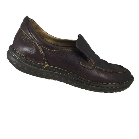 BORN Loafers Womens 8.5 Brown Leather Slip On Round Toe Shoes Casual EU 40 - Picture 12 of 12